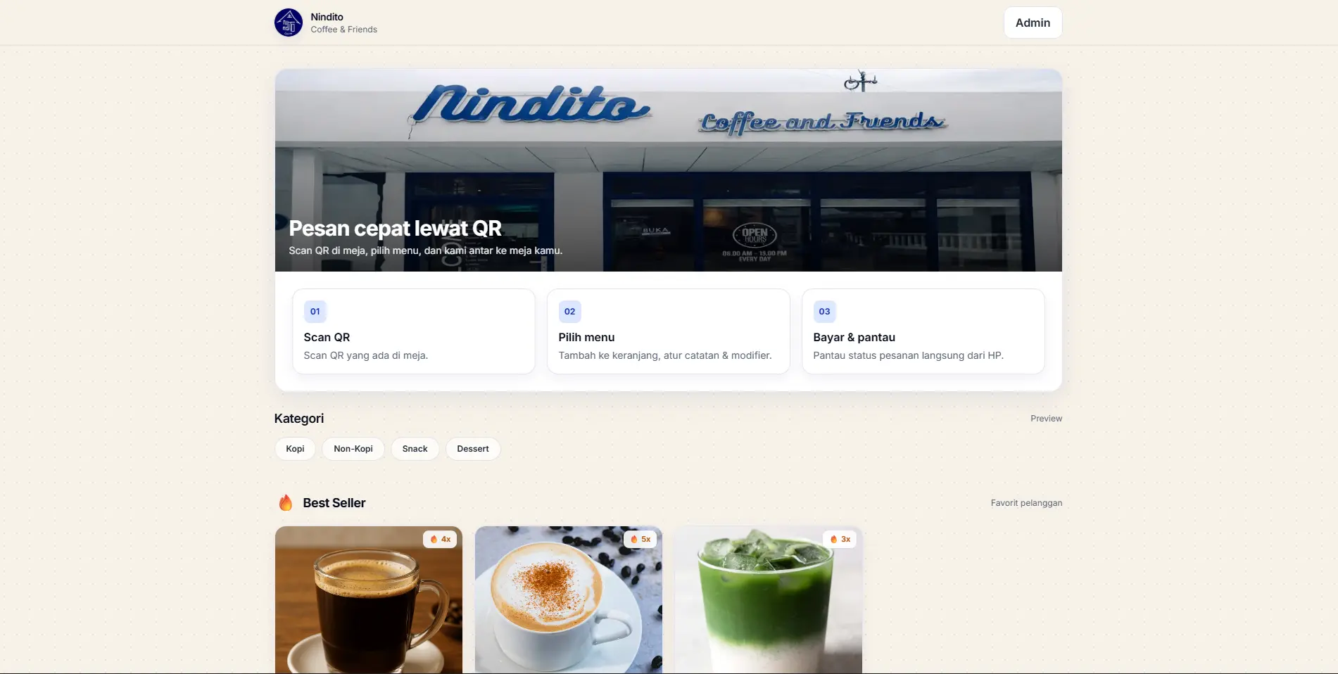 Cafe QR
